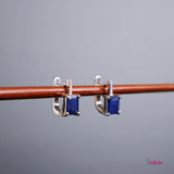 Blue Sapphire 1.7 cts. Earring