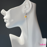 Gemstone studs earrings