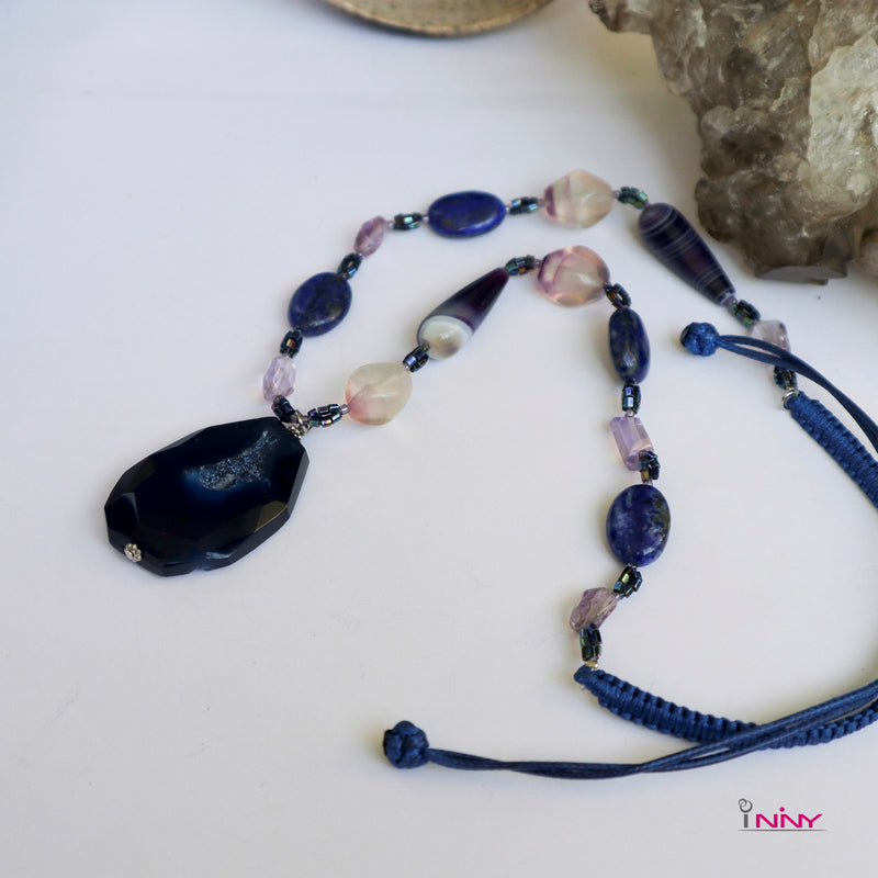 Blue Agate Series Necklace