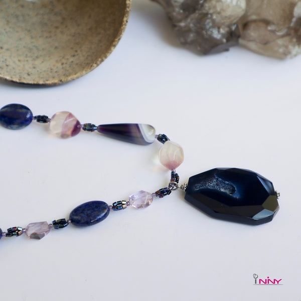 Blue Agate Series Necklace