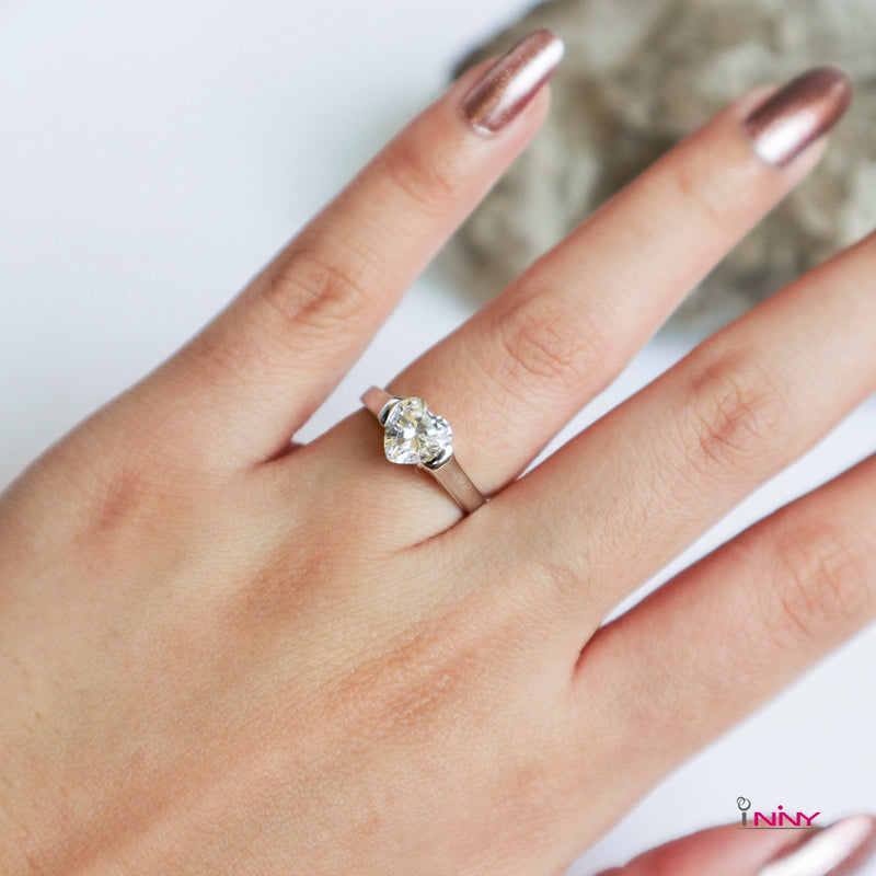 Heart Diamond Ring