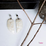White Hand Crafted Mother Of Pearl Couple Pendant