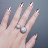 Two Round Ball Ring