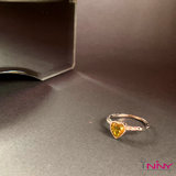 Golden Heart Tourmaline Ring