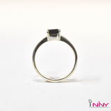Witty Black Spinel Ring