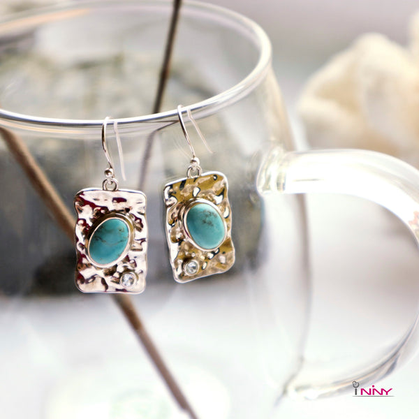 Turquoise Hook Earrings