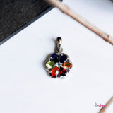 Small Flower of 7 Chakra Pendant