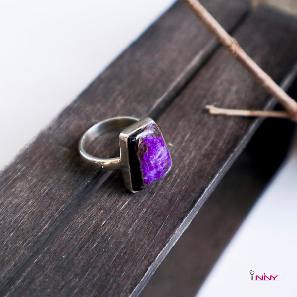 Tripizium Sugilite Ring